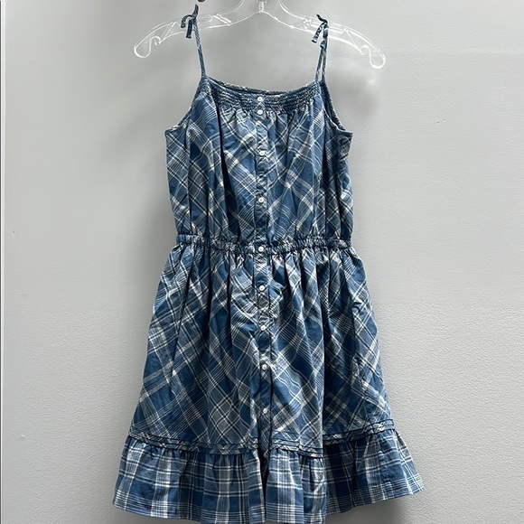 Polo by Ralph Lauren Blue Ruffled Tiered Sundress - Picture 1 of 3